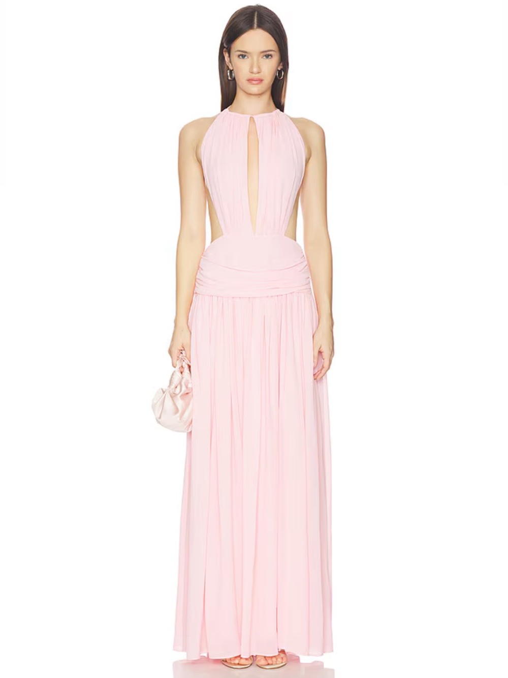 NWT! NBD The Aquamarine Gown in Baby Pink
